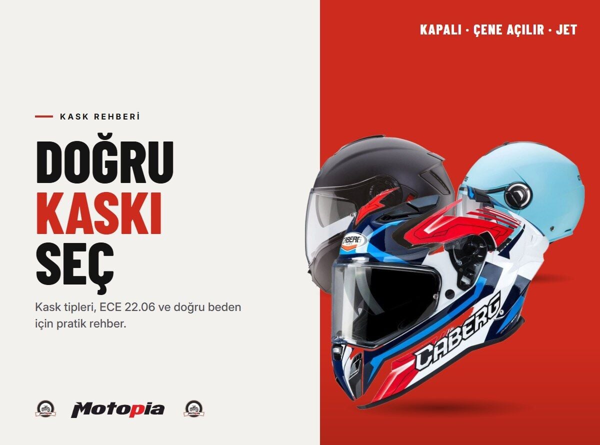 Motosiklet Kaskı Nasıl Seçilir? Kask Tipleri ve Doğru Beden Rehberi