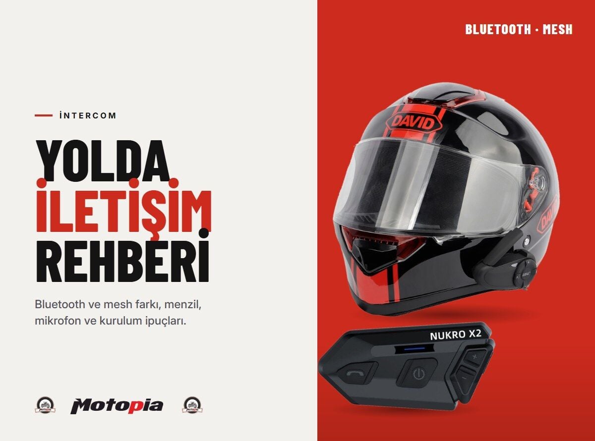 Motosiklet İntercom Rehberi: Bluetooth mu Mesh mi?