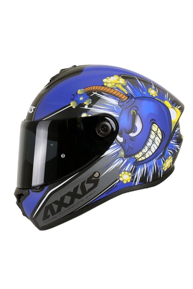 DRAKEN S BOMBS B7 MAT BLUE KASK