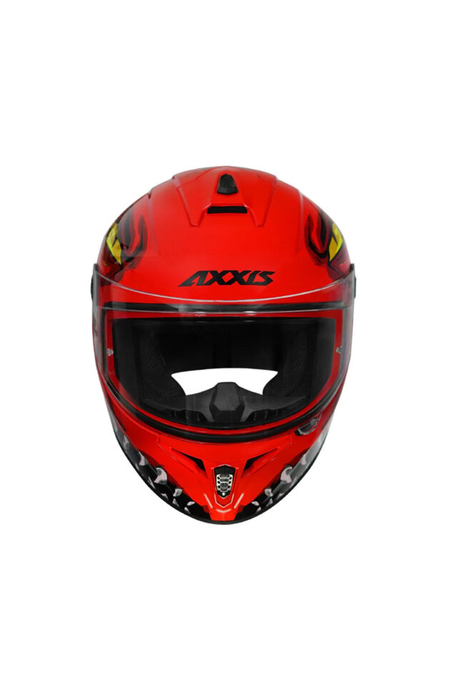 Draken S Forza A5 Matt Red Full Face Motosiklet Kaskı + Yedek Siyah Vizör