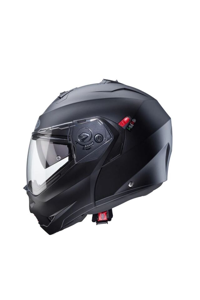 Duke X Çeneden Açılır Kask M (ECE 22.06) (MAT SİYAH) Siyah - M