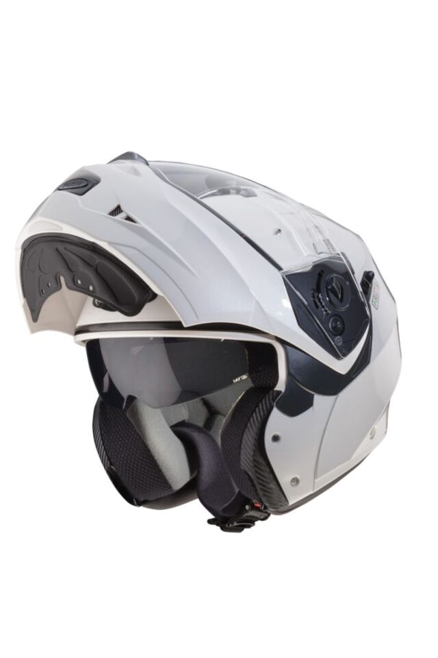 Duke X Çeneden Açılır Kask Pinlock (BEYAZ) BEYAZ - XL