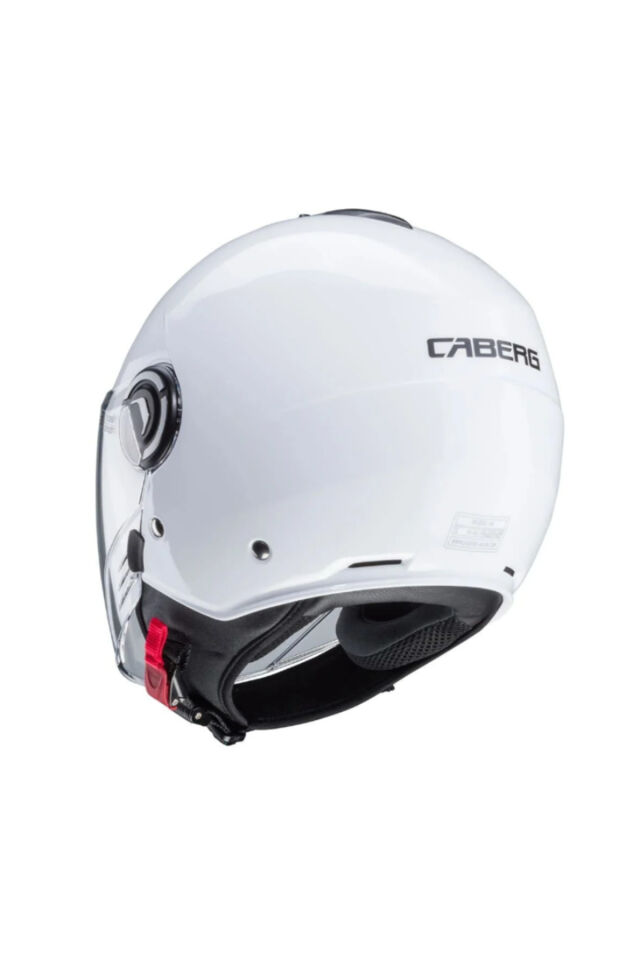 Riviera V4 Açık Mavi Açık Motosiklet Kaskı XL - BEYAZ
