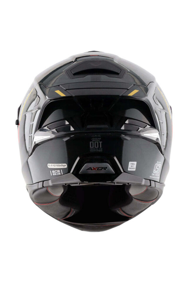 BRUTALE KRYPTIC FULL FACE PARLAK SİYAH SARI XL