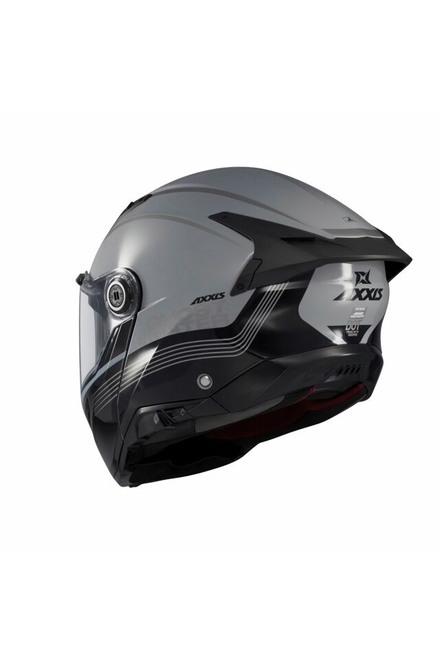 Ghostfighter SV Bitone C2 Gri Motosiklet Çene Açılır Kaskı Gri - S