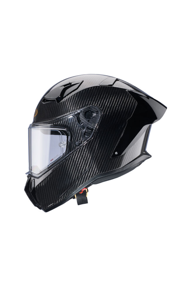 GP01 Full Karbon FIM Onaylı Kask L - Siyah