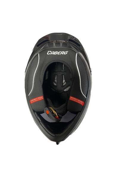 GP01 Full Karbon FIM Onaylı Kask S - Siyah