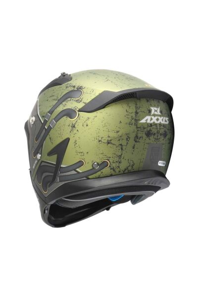 HUNTER SV TOXIC C6 MATT GREEN MOTOSİKLET KASKI
