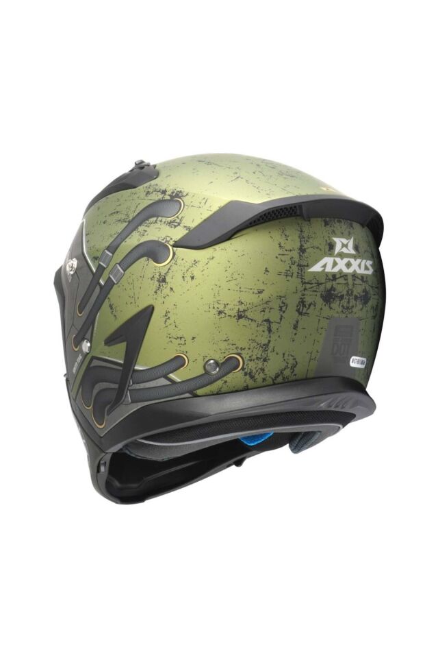 HUNTER SV TOXIC C6 MATT GREEN MOTOSİKLET KASKI MATT GREEN - 2XL