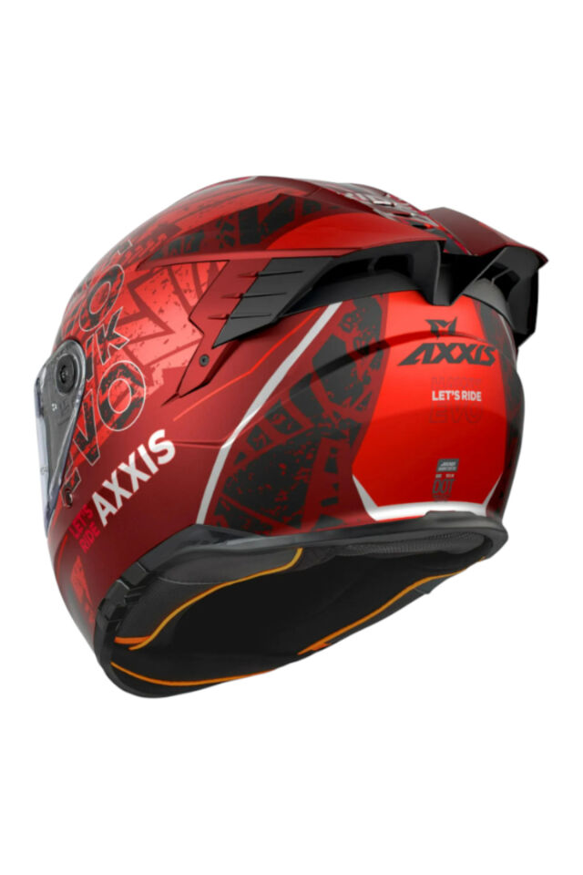 Hawk Evo Sv C5 Let's Ride Mat Kırmızı