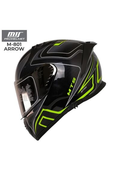 M-801 Kapalı Kask Güneş Vizörlü Arrow