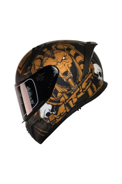 M801 SNAKE ANUBIS FULL FACE MOTOSİKLET KASKI ECE 22.06 ve DOT