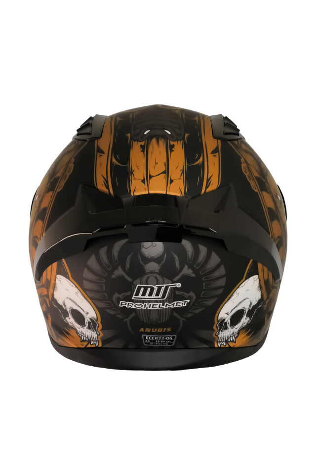 M801 SNAKE ANUBIS FULL FACE MOTOSİKLET KASKI ECE 22.06 ve DOT L