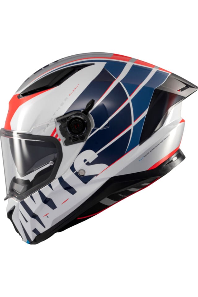 Motosiklet Kask Panther Sv Parlak-Blue A7 Full Face Güneş Vizörlü ECE 22.06R Motor Kaskı
