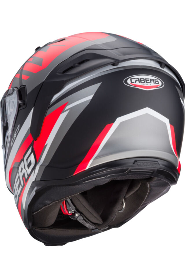 CABERG Avalon X Kira Full Face Güneş Vizörlü Siyah-Kırmızı Kask ÇOK RENKLİ - 2XL