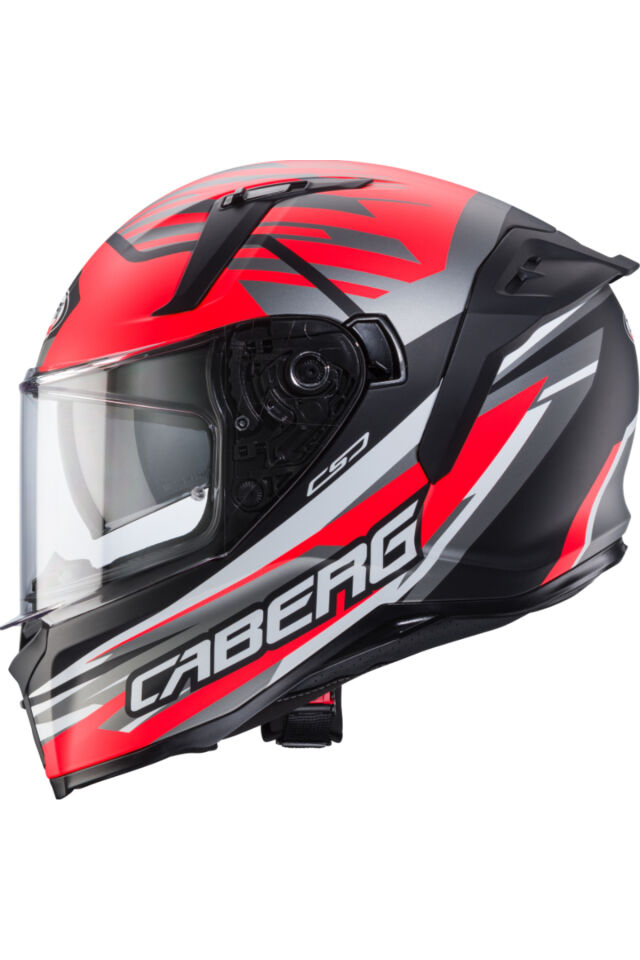 CABERG Avalon X Kira Full Face Güneş Vizörlü Siyah-Kırmızı Kask ÇOK RENKLİ - 2XL