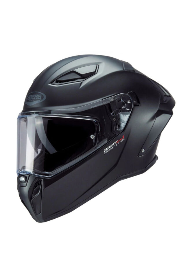 CABERG Drift Evo 2 Güneş Vizörlü Mat-Black Kask Siyah - M