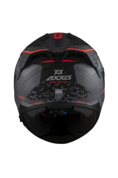 AXXIS Hawk Evo SV Dark Justice C1 Motorcu Kask