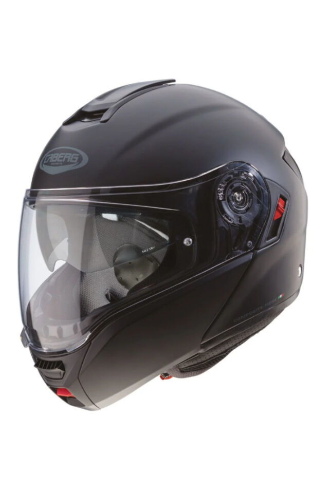 CABERG Levo X Matt Black Güneş Vizörlü Çene Açılır Motorcu Kaskı