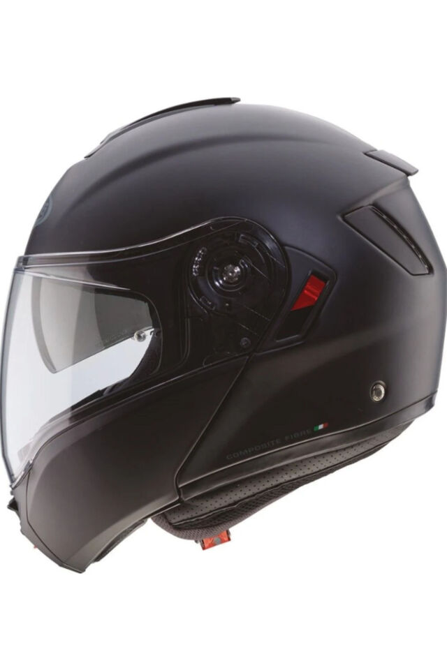 CABERG Levo X Matt Black Güneş Vizörlü Çene Açılır Motorcu Kaskı