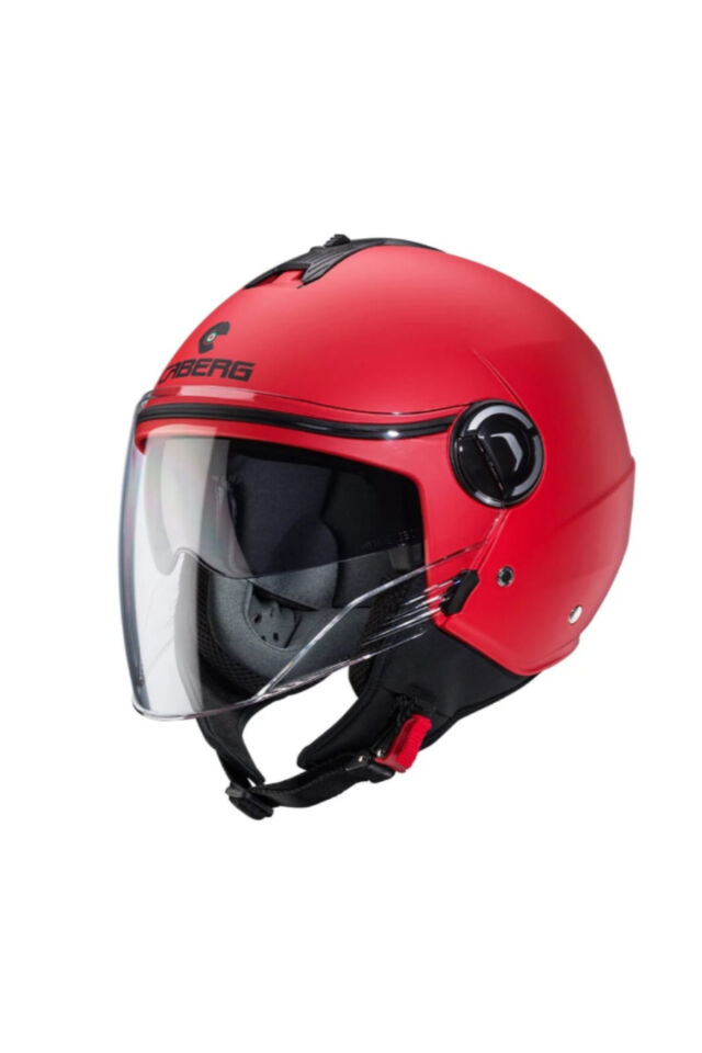 CABERG Riviera V4 Güneş Vizörlü Kırmızı Motorcu Kaskı