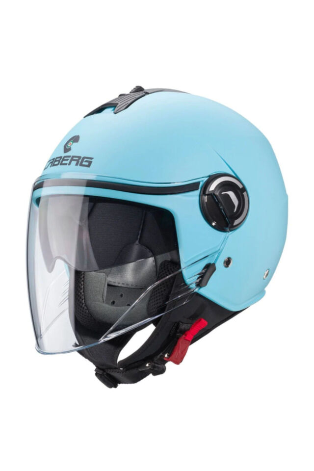CABERG Riviera V4 Blue Güneş Vizörlü Yarım Açık Kask M - Mavi