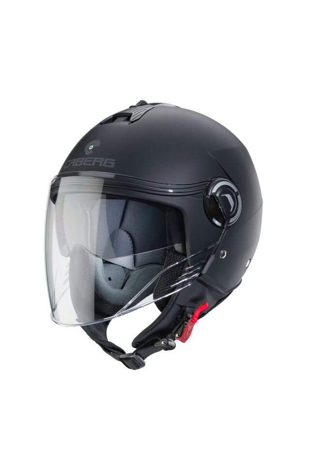 RIVIERA V4X MAT SİYAH YARIM KASK XL - Siyah