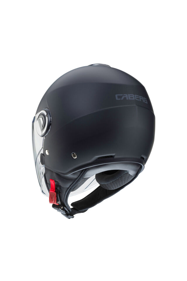 RIVIERA V4X MAT SİYAH YARIM KASK XL - Siyah