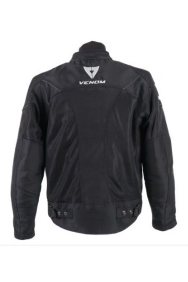 VENOM Dynamıc Pro V2 Cordura Impactec Yeni Sezon Siyah 4 Mevsim Motosiklet Montu 4XL