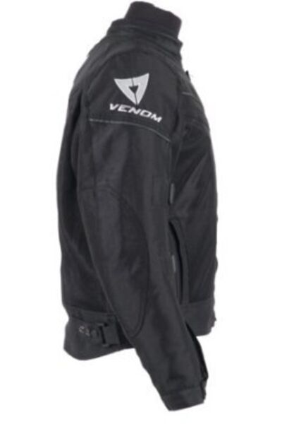 VENOM Dynamıc Pro V2 Cordura Impactec Yeni Sezon Siyah 4 Mevsim Motosiklet Montu 3XL