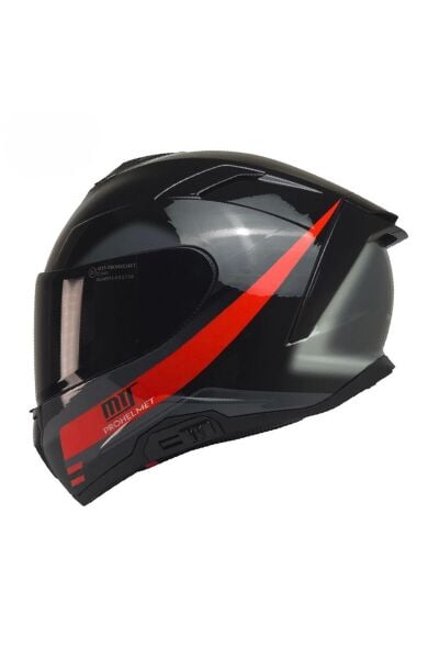 X-340 FULL FACE GÜNEŞ VİZÖRLÜ KASK (ROSSO)