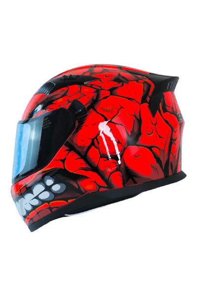 FAZER FX-211 FANTASTIC RED FULL FACE MOTOSİKLET KASKI