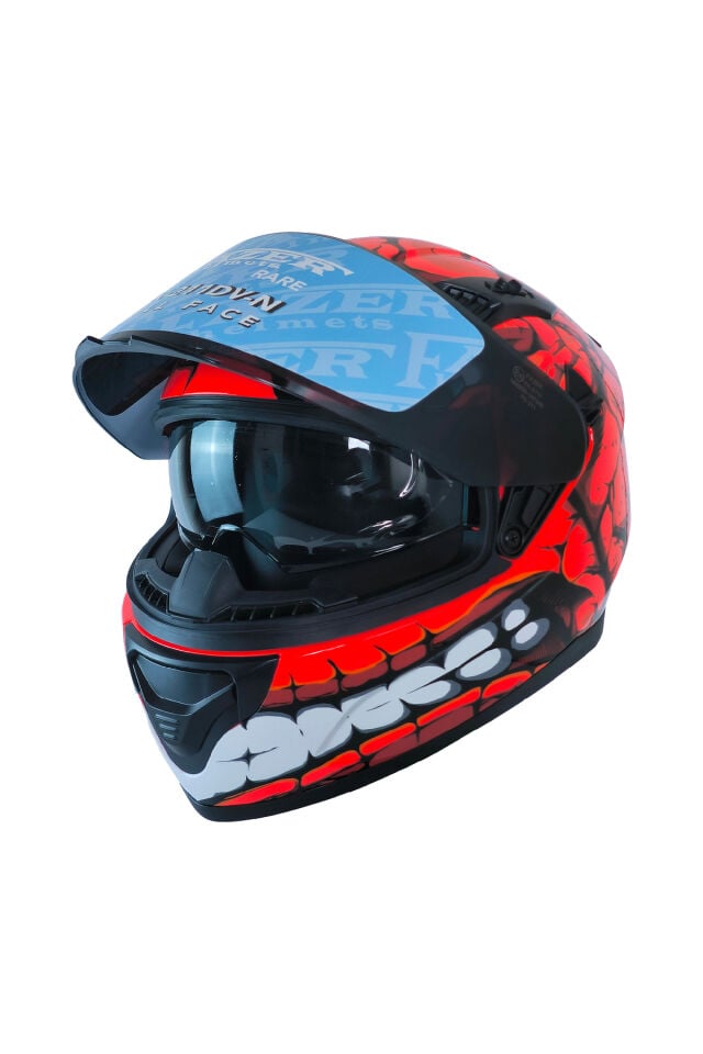 FAZER FX-211 FANTASTIC RED FULL FACE MOTOSİKLET KASKI