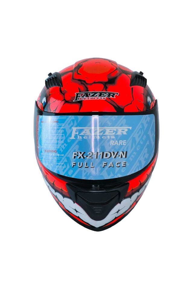 FAZER FX-211 FANTASTIC RED FULL FACE MOTOSİKLET KASKI