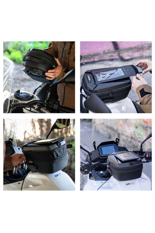 SHAD E09CLP PRO Genişleyebilir Model Click Sistem Depo Üstü Çanta (5-8 Litre)