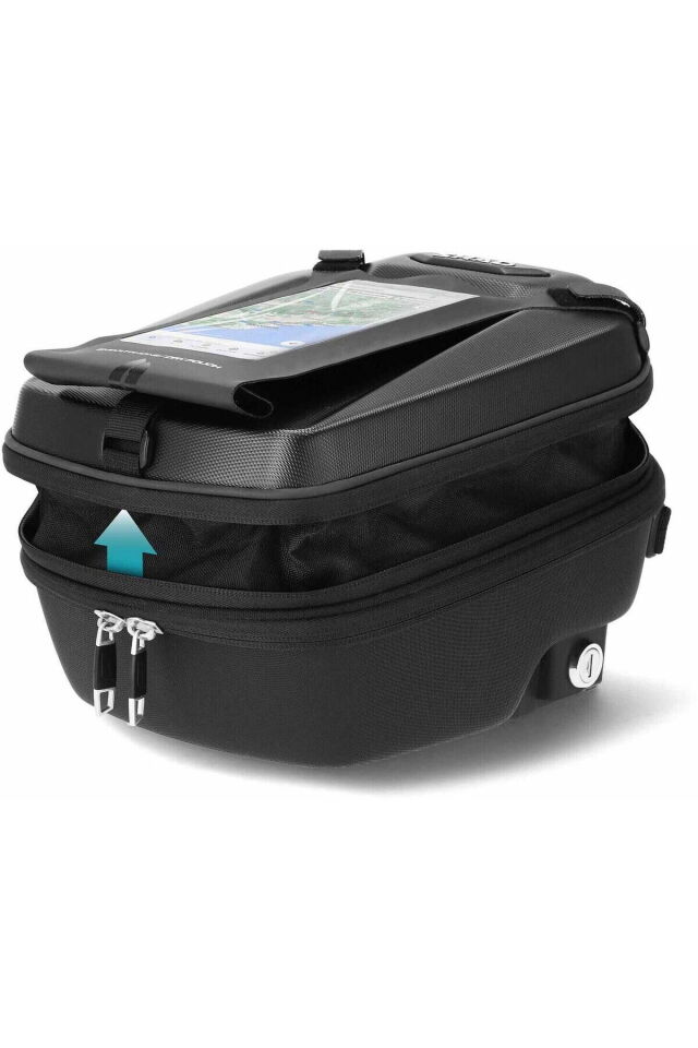 SHAD E09CLP PRO Genişleyebilir Model Click Sistem Depo Üstü Çanta (5-8 Litre)