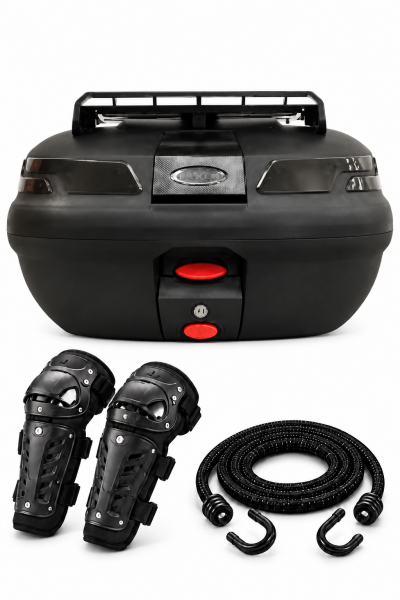 MAXEM SL-45 ÇANTA SİYAH FULL SİYAH REFLEKTÖRLÜ DİZLİK VE BAGAJ LASTİĞİ HEDİYE!