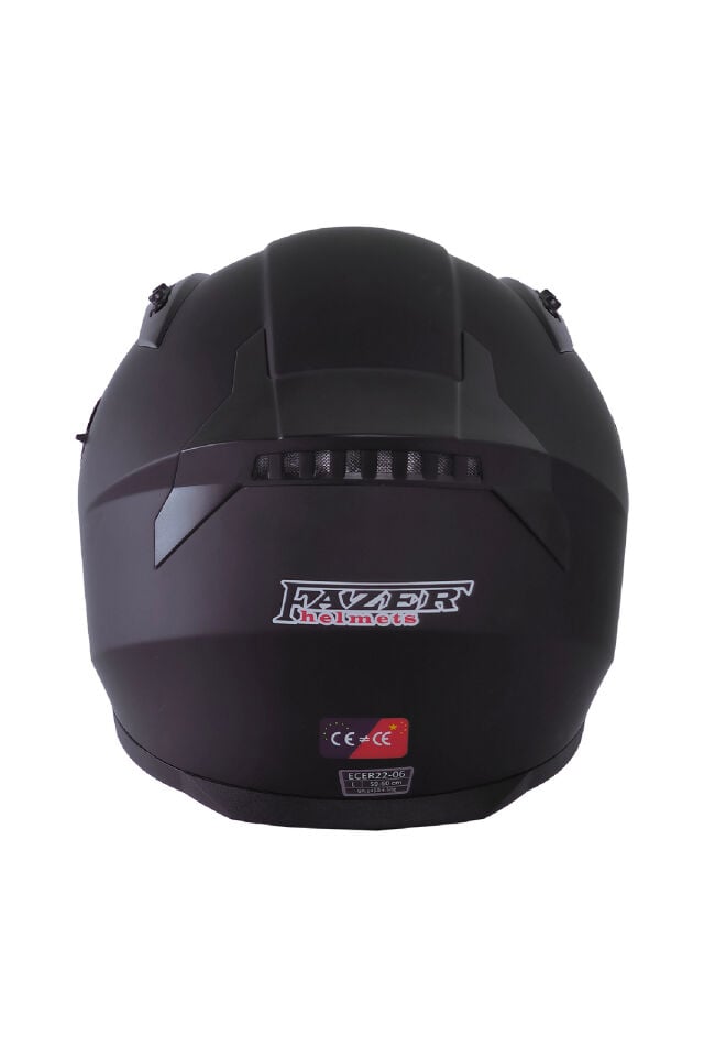 FAZER FX-211 MAT BLACK FULL FACE MOTOSİKLET KASKI