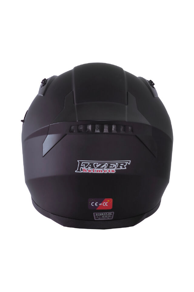 FAZER FX-211 MAT BLACK FULL FACE MOTOSİKLET KASKI 2XL
