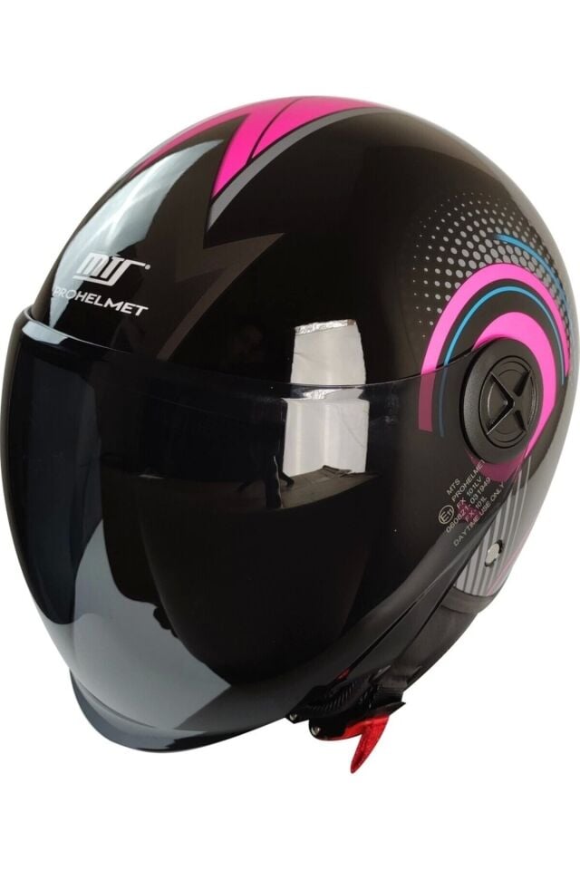 Fx101 Pink Women Yarım Kask