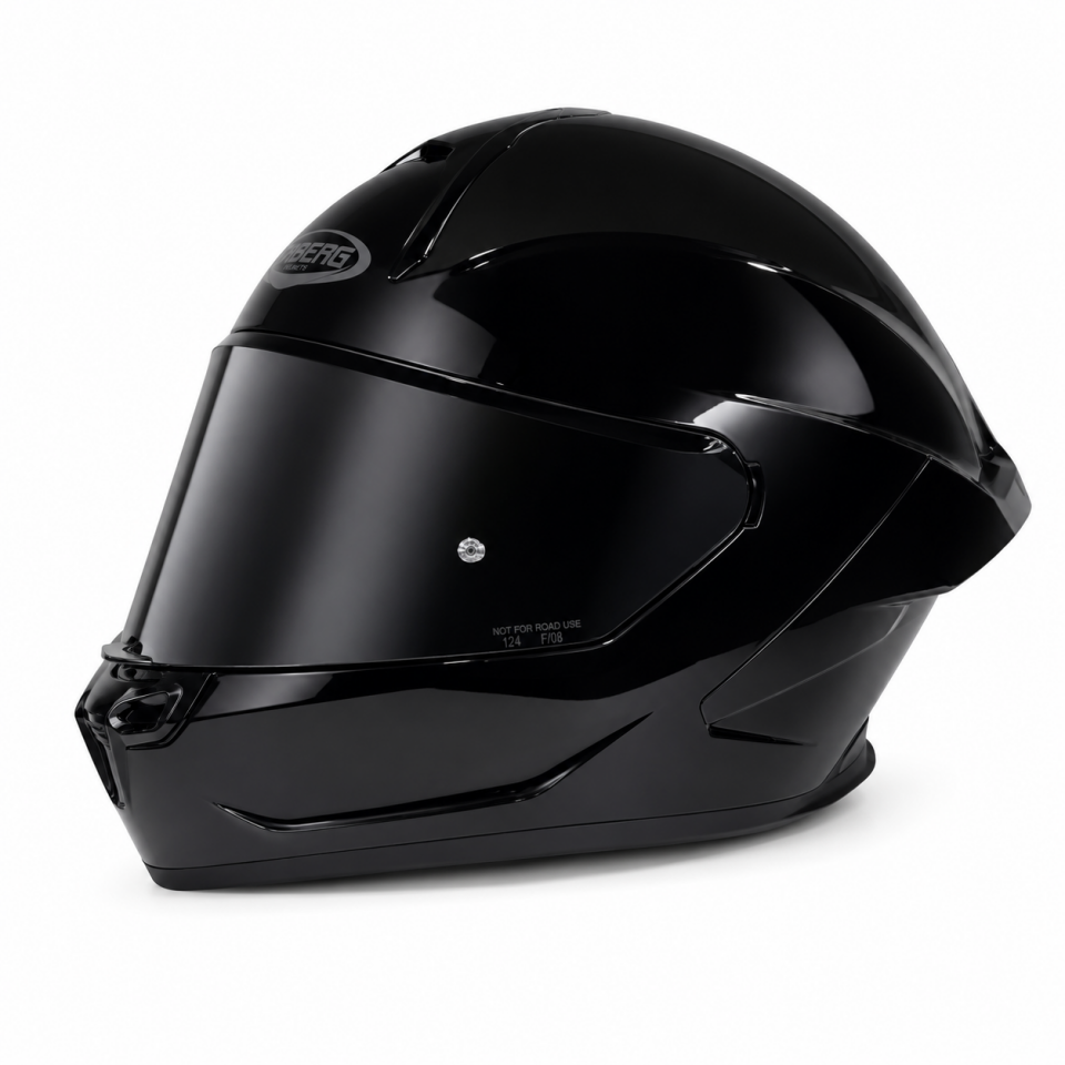 Caberg Roxter Parlak Siyah Kapalı Kask
