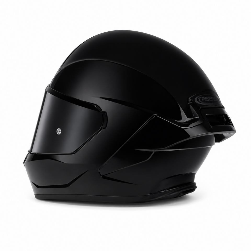 Caberg Roxter Parlak Siyah Kapalı Kask