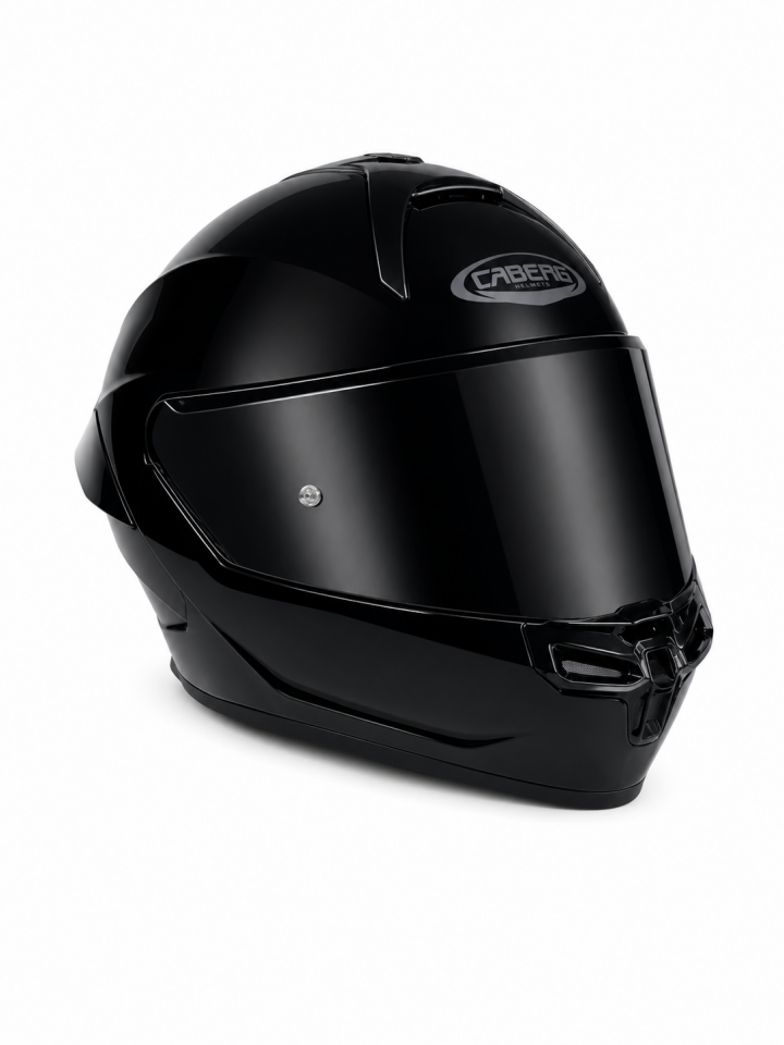 Caberg Roxter Parlak Siyah Kapalı Kask