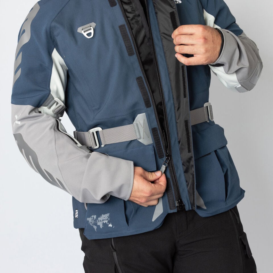 IXS VENTURE STX 1.0 MAVİ MOTOSIKLET MONTU XL