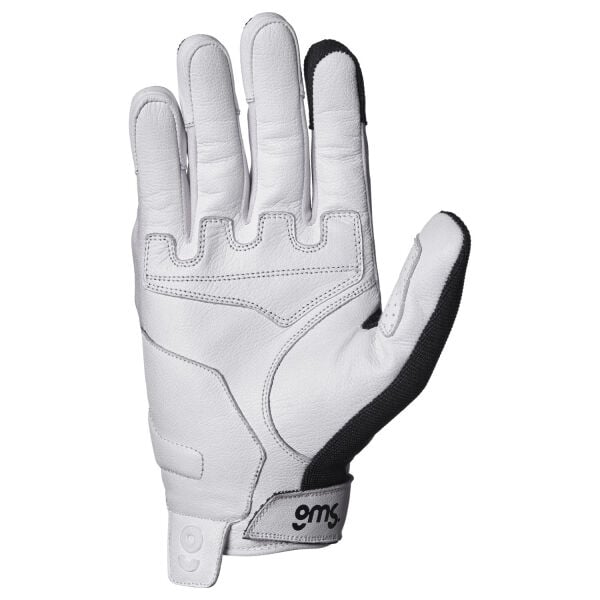 Gms Solis Motosiklet Eldiveni Beyaz Siyah XL