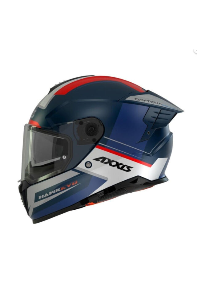 AXXIS Hawk Evo Daytona C7 Full Face Güneş Vizörlü Motor Kaskı ÇOK RENKLİ - XL