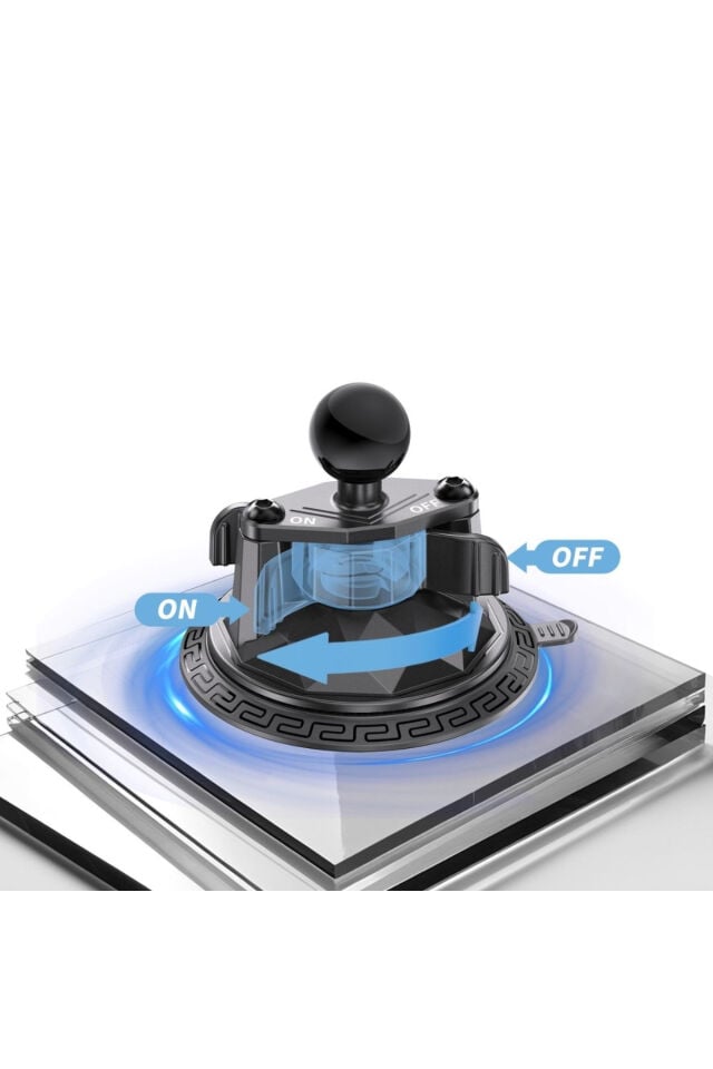 DJI360 INSTA360 X5-4-3-2 uyumlu Araç Vantuzlu Bağlantı Adaptörü (25mm Toplu)