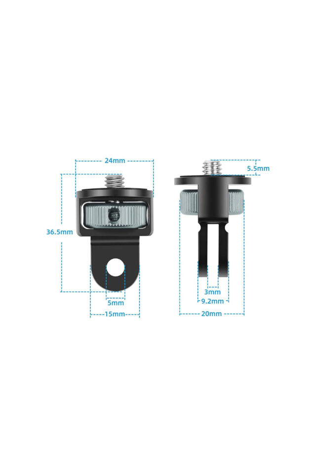 QUICKDOCK QDP-15C Universal Aksiyon Kamera Adaptörü 1/4 İnç Vidalı