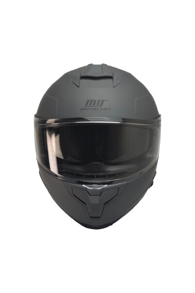 MTS X340 FULLFACE KASK MAT GRİ (ŞEFFAF CAMLI)