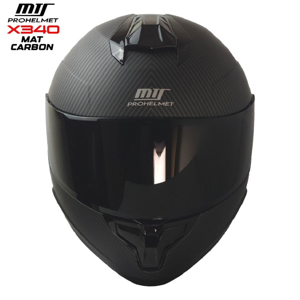 MTS X340 CARBON KAPALI KASK